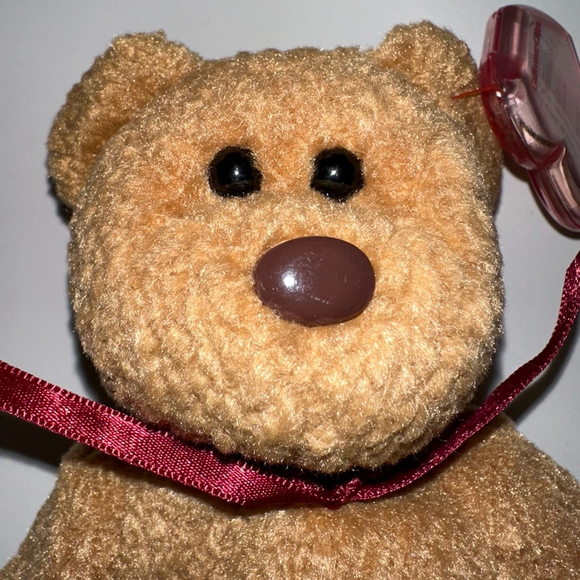 Ty Beanie Baby Curly Brown Bear 6 inch 
1993 vintage NWMT NEW - Picture 8 of 15